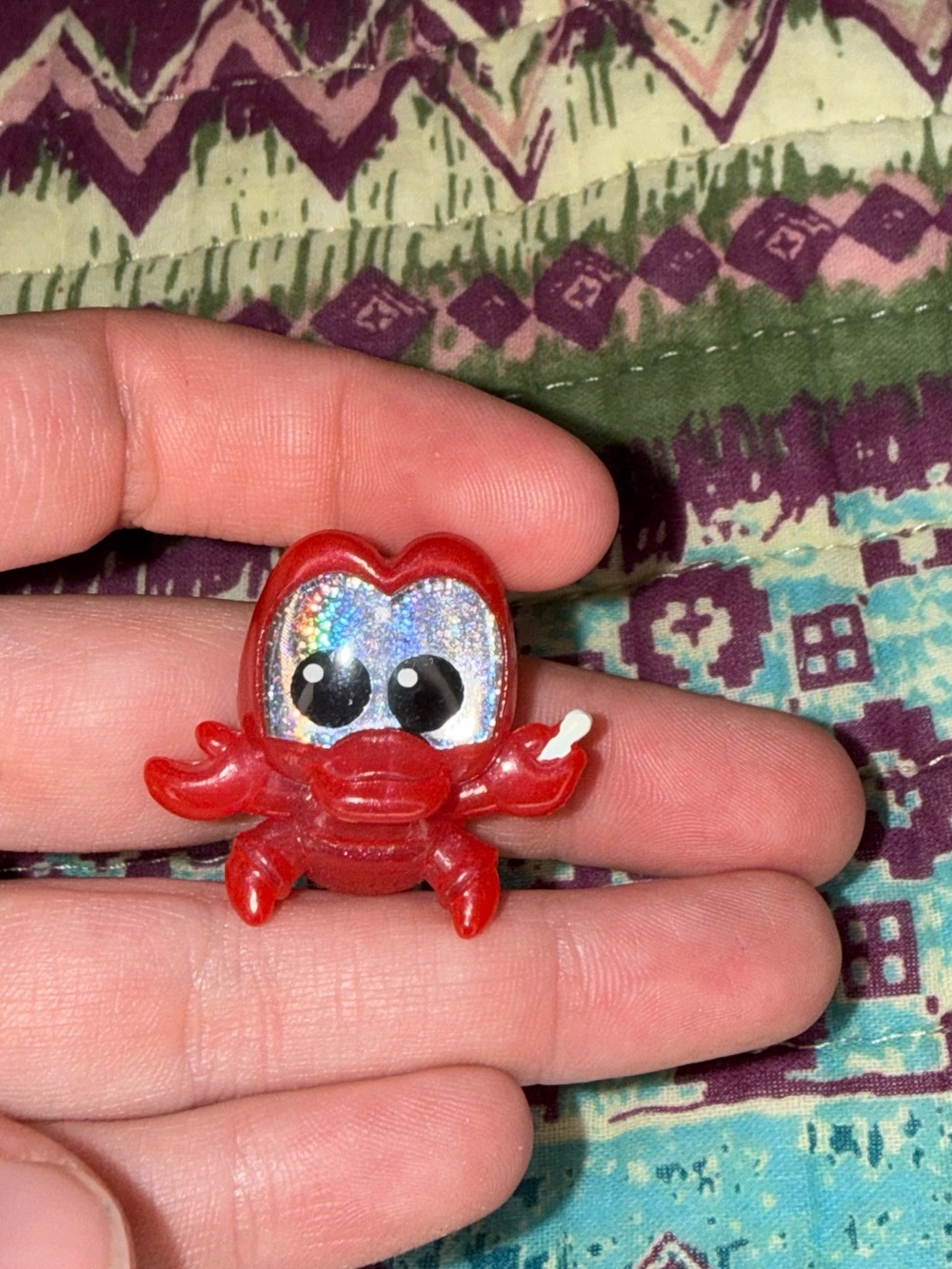Disney Doorables Mini Figure Sebastian From The Little Mermaid Glitter Eyes